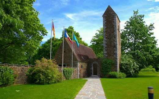 Ansicht der Kriegsgräberstätte Marigny