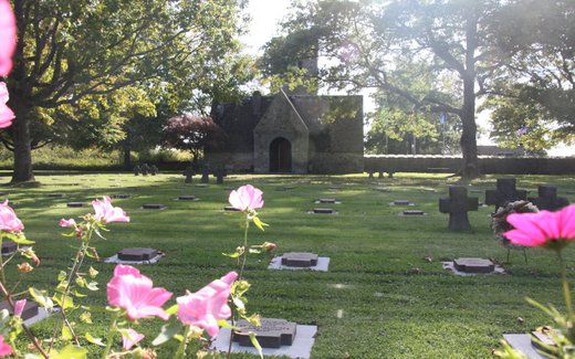 Ansicht der Kriegsgräberstätte Marigny