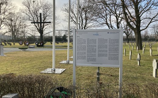 Ansicht der Kriegsgräberstätte Wien-Zentralfriedhof Gruppe 97